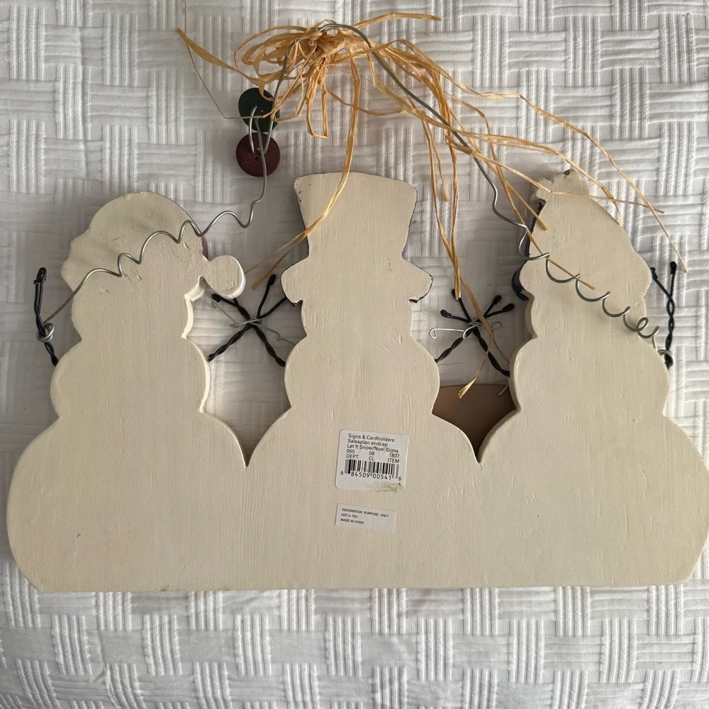 ❤️ Winter Snowman Wall Decor